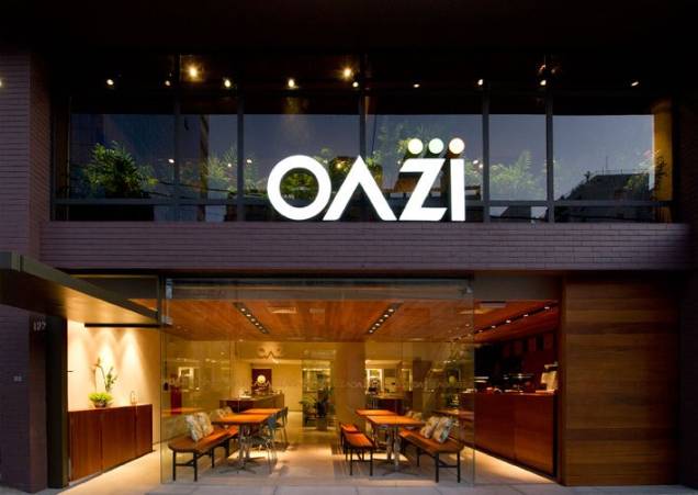 Fachada do restaurante Oazi