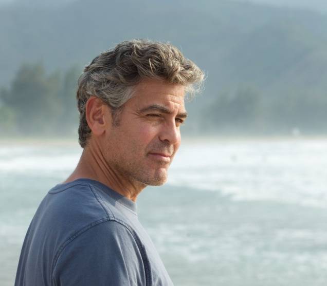 George Clooney em Os Descendentes: marido descobre a traição da esposa