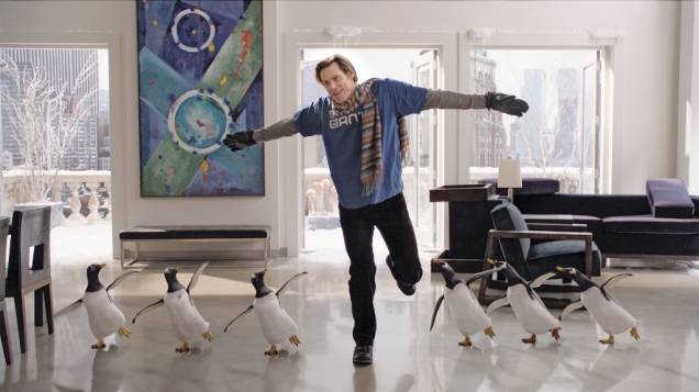 ‘Os Pinguins do Papai’: na comédia familiar, Jim Carrey recebe em Nova York animais do Polo Sul ‘Os Pinguins do Papai’: na comédia familiar, Jim Carrey recebe em Nova York animais do Polo Sul