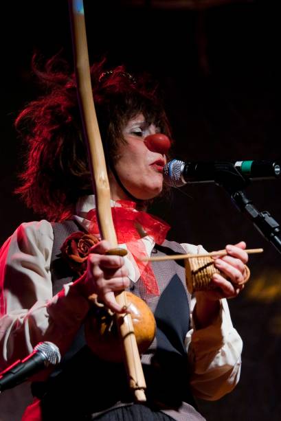 A palhaça Rubra participa do Palhaçaria A palhaça Rubra participa do Palhaçaria