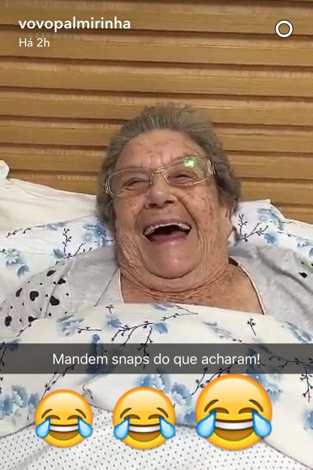 Palmirinha entra na onda do Snapchat e derrete corações nas redes sociais
