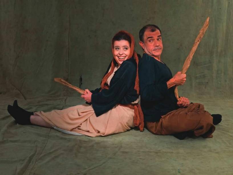 Cristina Pereira e Ricardo Blat: dupla de ótimo timing cômico Cristina Pereira e Ricardo Blat: dupla de ótimo timing cômico