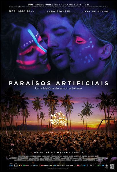 Pôster de Paraísos Artificiais: drama dirigido por Marcos Prado