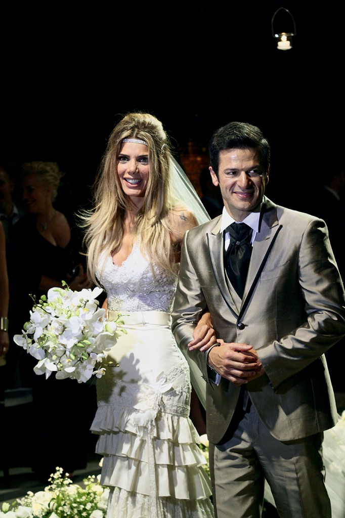 Patricia e Nogueira: casamento de dez meses (foto: Claudio Augusto / Foto Rio News)