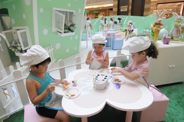 Em oficina no Shopping Anália Franco, as crianças vão se sentir verdadeiros cozinheiros
