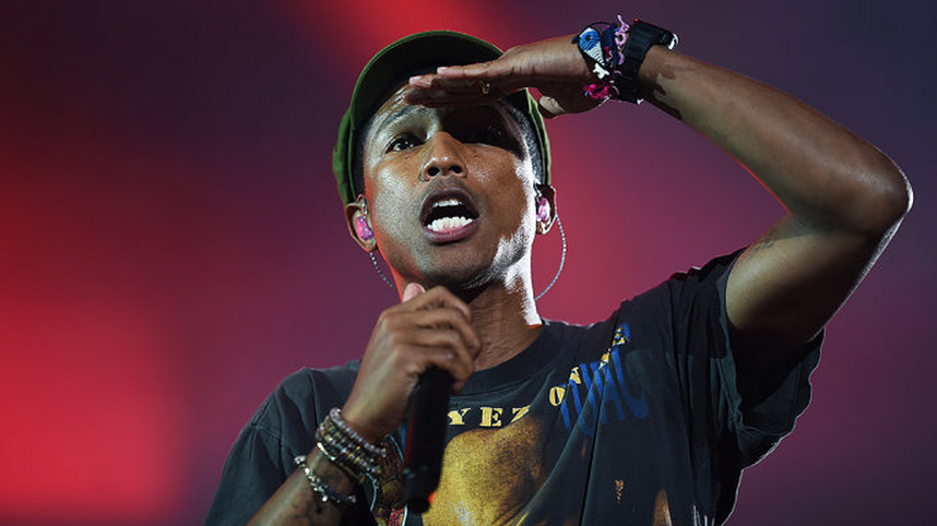 Pharrell montou um setlist recheado de hits (Ivan Pacheco/VEJA)