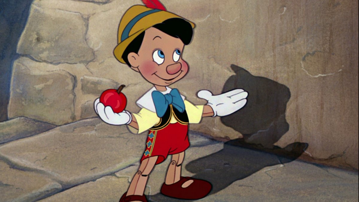 A imagem mostra Pinocchio