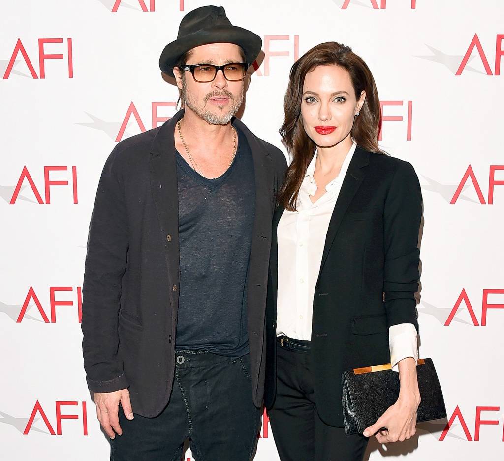 Brad Pitt e Angelina Jolie em foto de janeiro deste ano, durante a premiação da American Film Institute, em Los Angeles