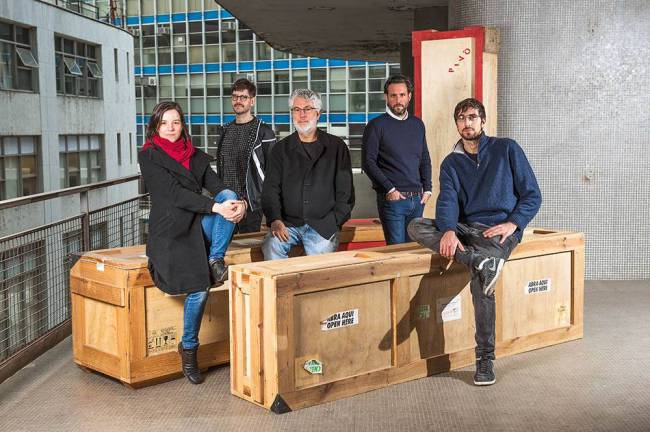 Ligia Nobre, Lucas Simões, Marcio Kogan, Martin Corullon e João Nitsche