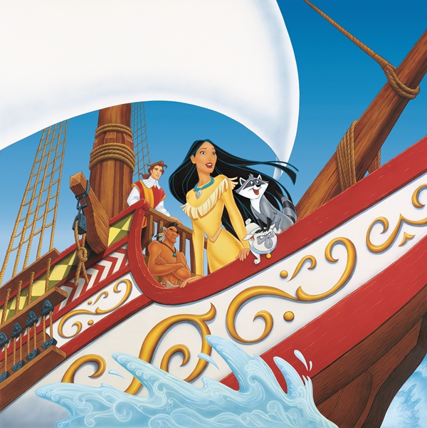 Pocahontas 2 - Uma Jornada Para o Novo Mundo: Pocahontas viaja à Inglaterra com seus companheiros Pocahontas 2 - Uma Jornada Para o Novo Mundo: Pocahontas viaja à Inglaterra com seus companheiros