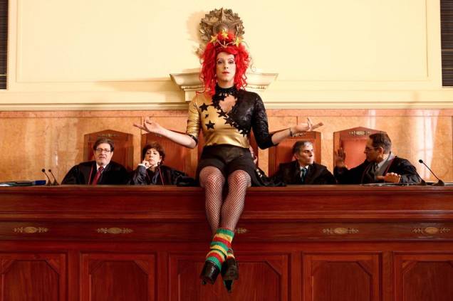 O Concurso: Fábio Porchat vestido de travesti O Concurso: Fábio Porchat vestido de travesti