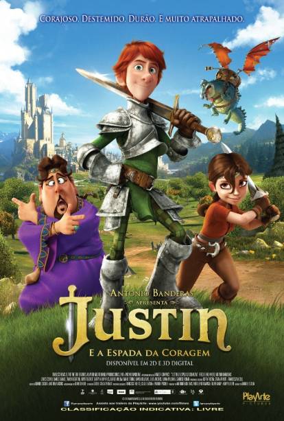 Justin e a Espada da Coragem: pôster do filme