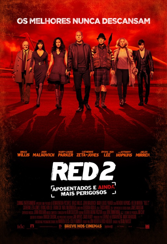 RED 2 - Aposentados e Ainda Mais Perigosos: pôster do filme