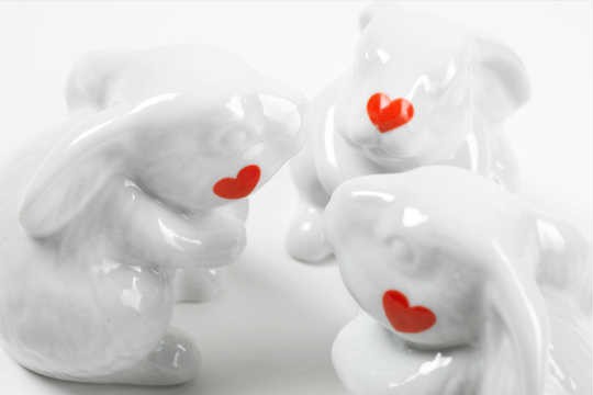 Coelhinhos decorativos criados pela Rachel Hoshino Coelhinhos decorativos criados pela Rachel Hoshino