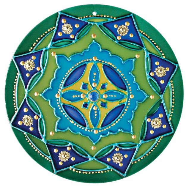 Mandala Lotus na Reciclamundo