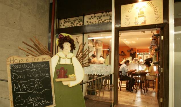 Restaurante Café com Mandioquinha, no centro