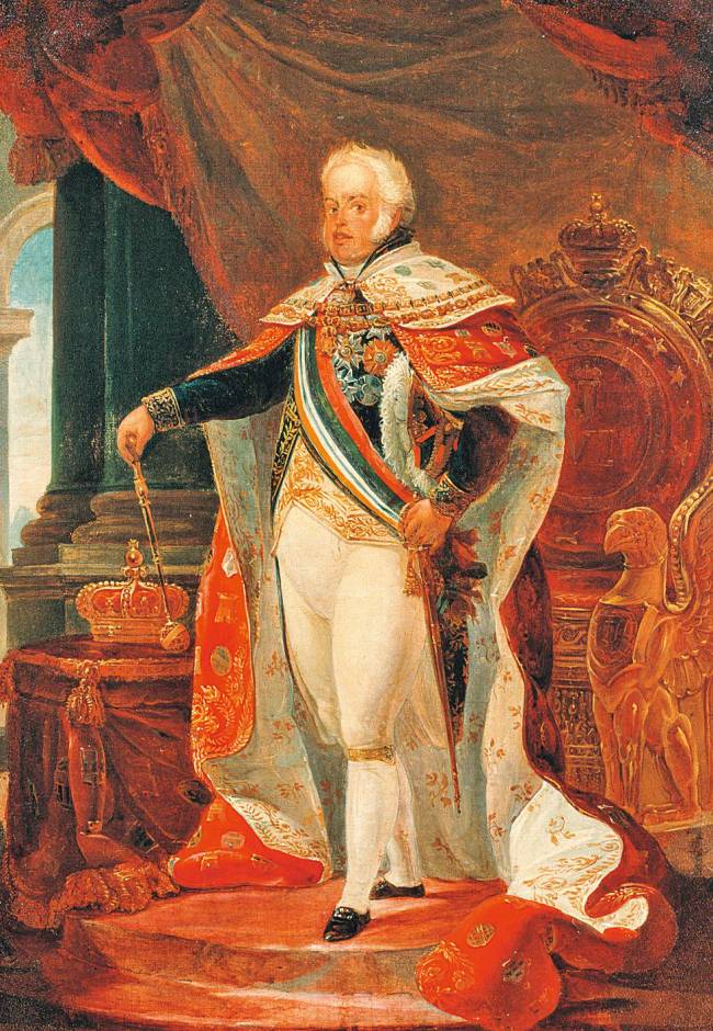 Retrato de Dom João VI, de Jean Baptiste Debret