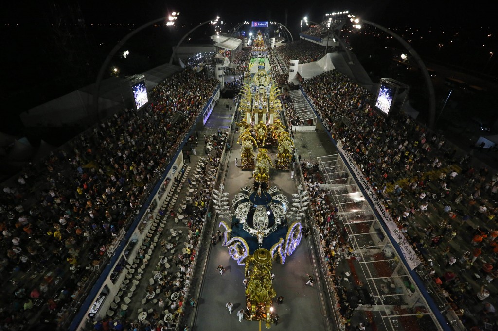 Escola de samba Vai-Vai, vencedora do Carnaval de 2015 (Foto: Robson Fernandes/Liga SP? Divulgação)