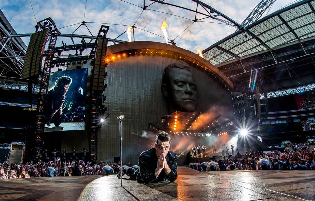 Robbie Williams: show gravado em agosto será exibido nos cinemas