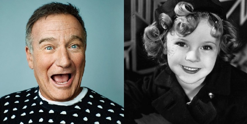 Robin Williams e Shirley Temple nos deixaram em 2014