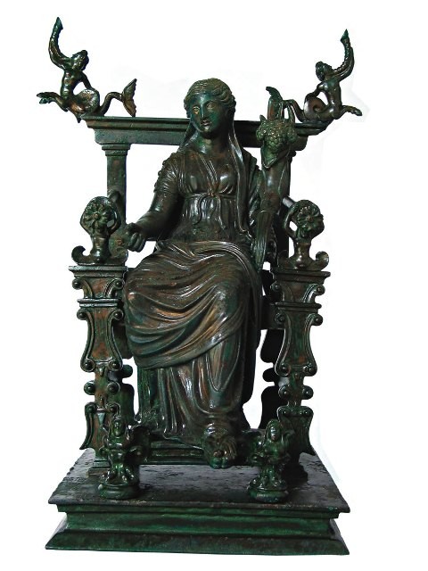 Estátua da deusa Fortuna: a obra pertence ao Museu Nacional de Nápoles