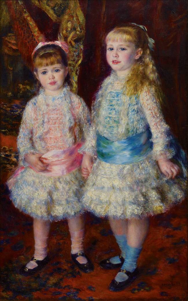 Rosa e Azul, do francês Pierre-Auguste Renoir