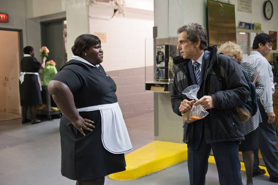 Gabourey Sidibe e Ben Stiller em Roubo nas Alturas: comédia é do mesmo diretor de A Hora do Rush