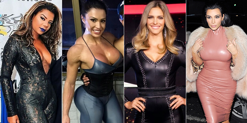 Ludmilla, Gracyanne Barbosa, Fernanda Lima e Kim Kardashian: famosas que usam roupas 'a vácuo' (Foto: Divulgação/Reprodução)