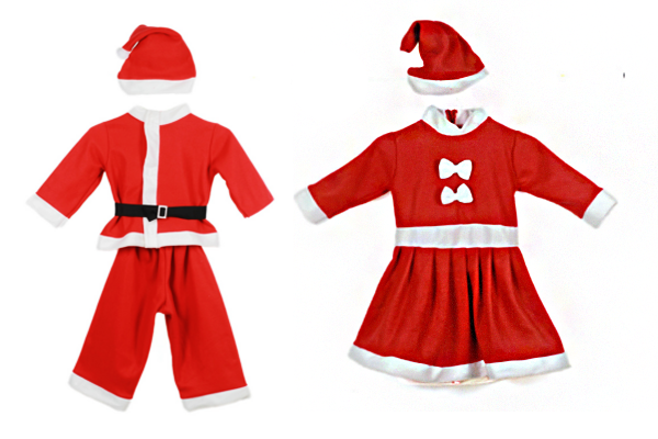 roupas de natal para crianças