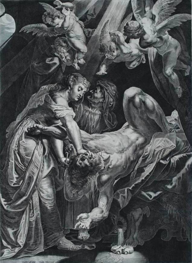 Judite com a Cabeça de Holofernes, mostra Rubens e Seu Ateliê de Gravura