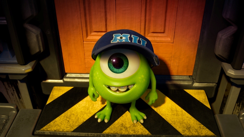 Universidade Monstros: Mike Wazowski (voz de Billy Crystal), a caminho da universidade