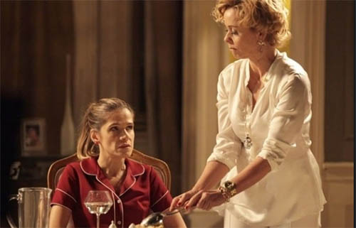 Em vingança contra patroa, empregada de ‘Sangue Bom’ repetirá cena de ‘Avenida Brasil’