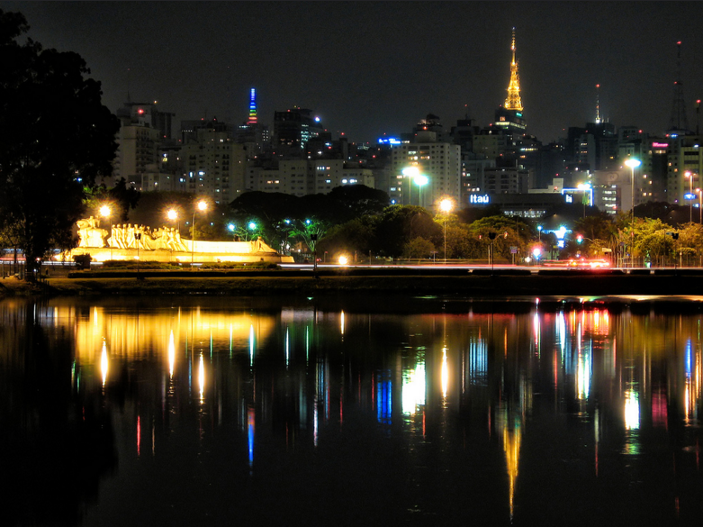 Vista de São Paulo a partir do Parque do Ibirapuera (Crédito: Diego Torres Silvestre/Flickr)