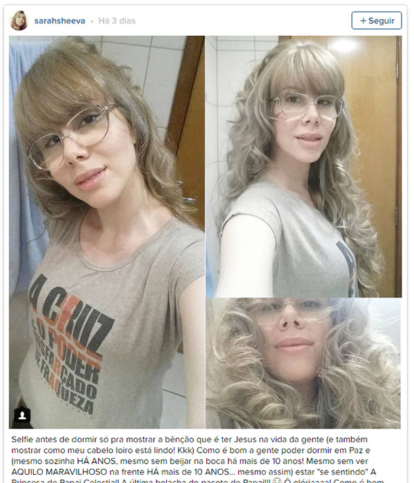 Sarah Sheeva diz que não vê “aquilo maravilhoso” e vira piada na internet