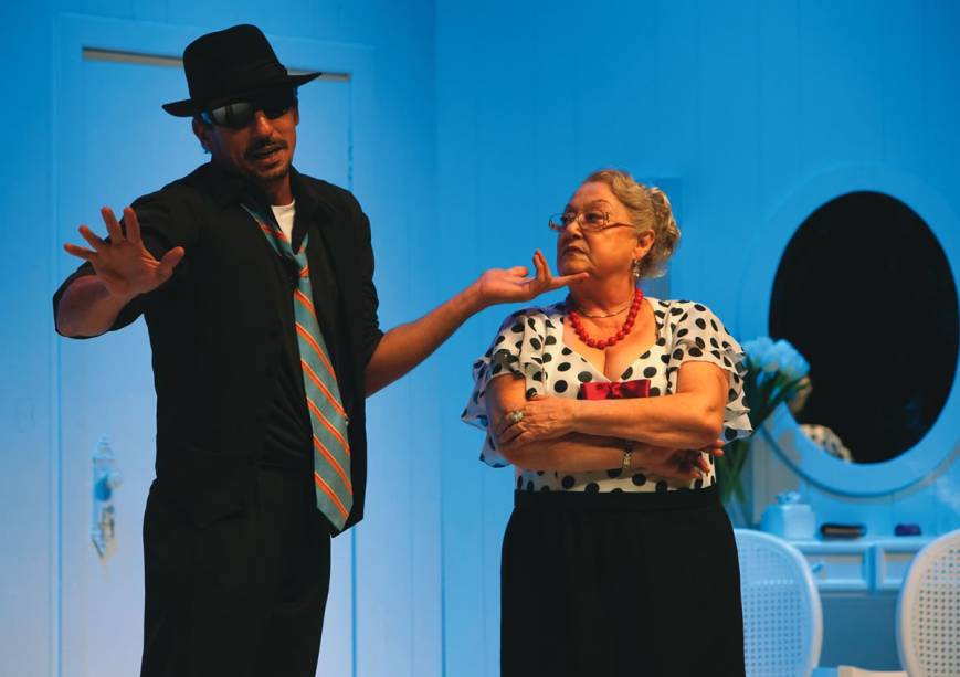 Suely Franco e Tuca Andrada em Seis Aulas de Dança em Seis Semanas