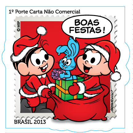 Correios lançam selos natalinos da Turma da Mônica | VEJA SÃO PAULO