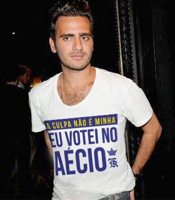 Sergio K., a camiseta e o tino para a polêmica: peça custa 99 reais (Foto: Reprodução)
