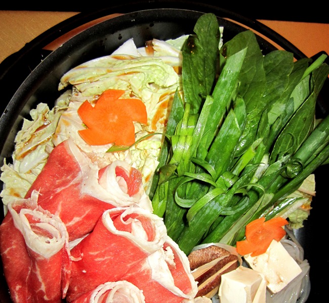 Cardápio amplo: o sukiyaki era uma das sugestões (Foto: divulgação)