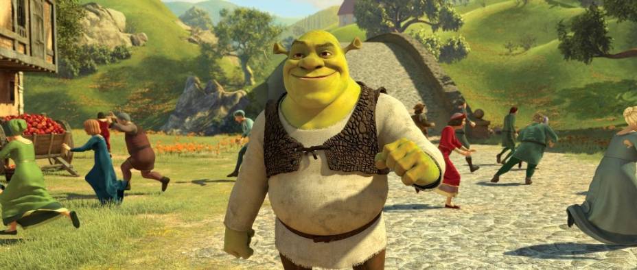 Quarto filme da série mostra a crise de meia-idade de Shrek