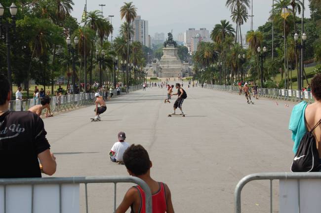 Virada Esportiva Skate downhill - Parque da Independência