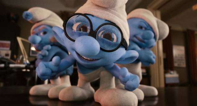 Gênio: o Smurf de óculos é o sabe-tudo da vila