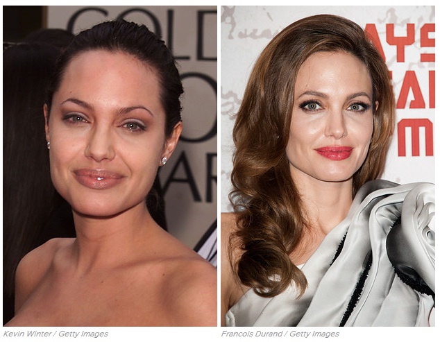 Sobrancelha - Angelina Jolie