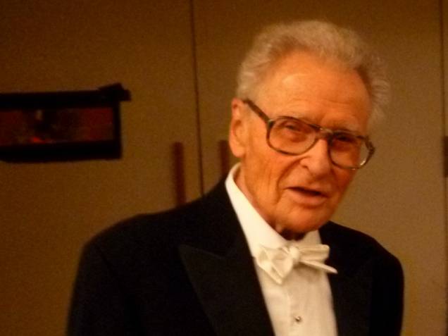 O maestro polonês Stanislaw Skrowaczewski, de 91 anos
