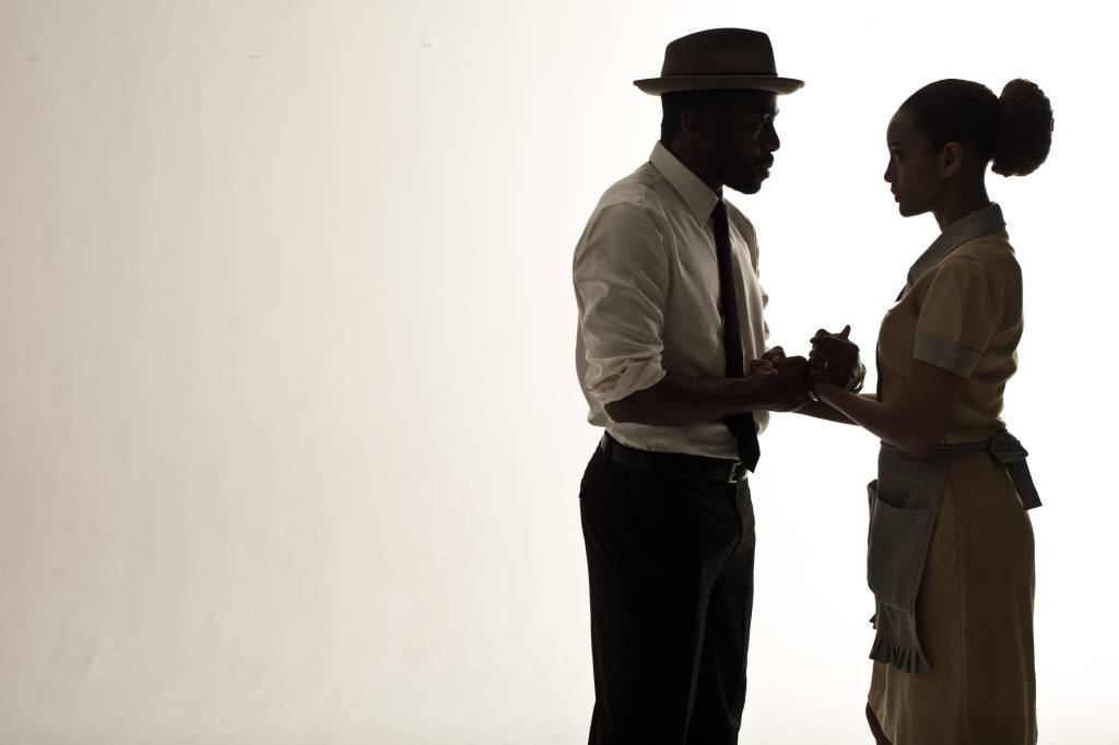 Lázaro Ramos e Taís Araújo em "O Topo da Montanha": temporada no Teatro Faap