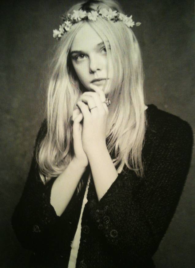 	A atriz Elle Fanning