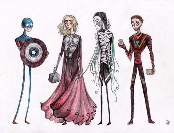 tim-burton-avengers-1