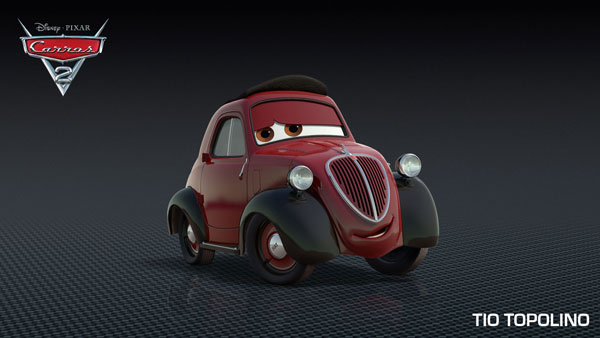 Relâmpago McQueen Francesco Bernoulli Carros Pixar, Francesco