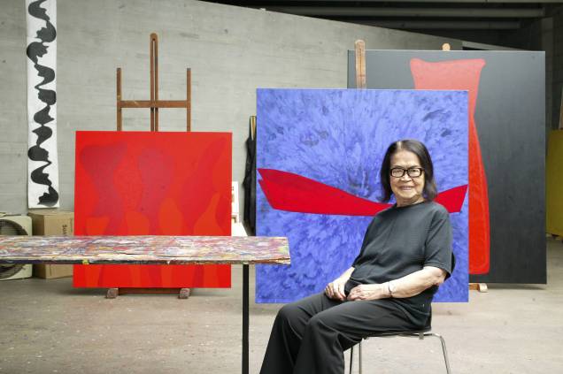 Artista japonesa apresenta seleção de sessenta trabalhos