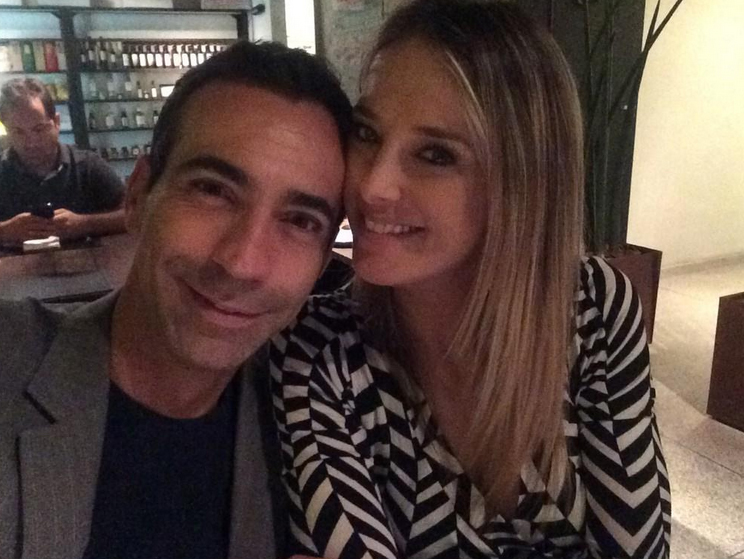 A apresentadora e o jornalista da Globo: namoro foi reatado em outubro de 2014 (Foto: Reprodução/Instagram)