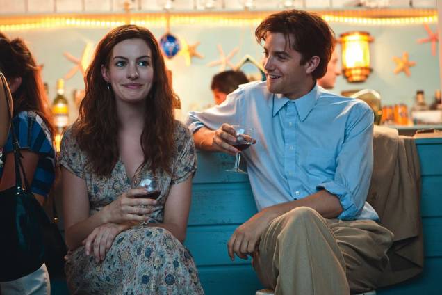 Anne Hathaway e Jim Sturgess: protagonistas do romance Um Dia Anne Hathaway e Jim Sturgess: protagonistas do romance Um Dia